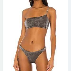 Vitamin A Metallic Swimwear Set